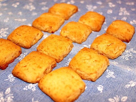 バター・卵不使用★柚子茶のクッキー